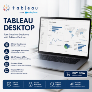 Tableau Desktop 1Key License 1Year 1Device