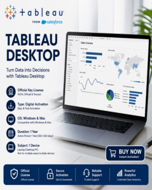 Tableau Desktop_1 Key License_1 Year_1 Device